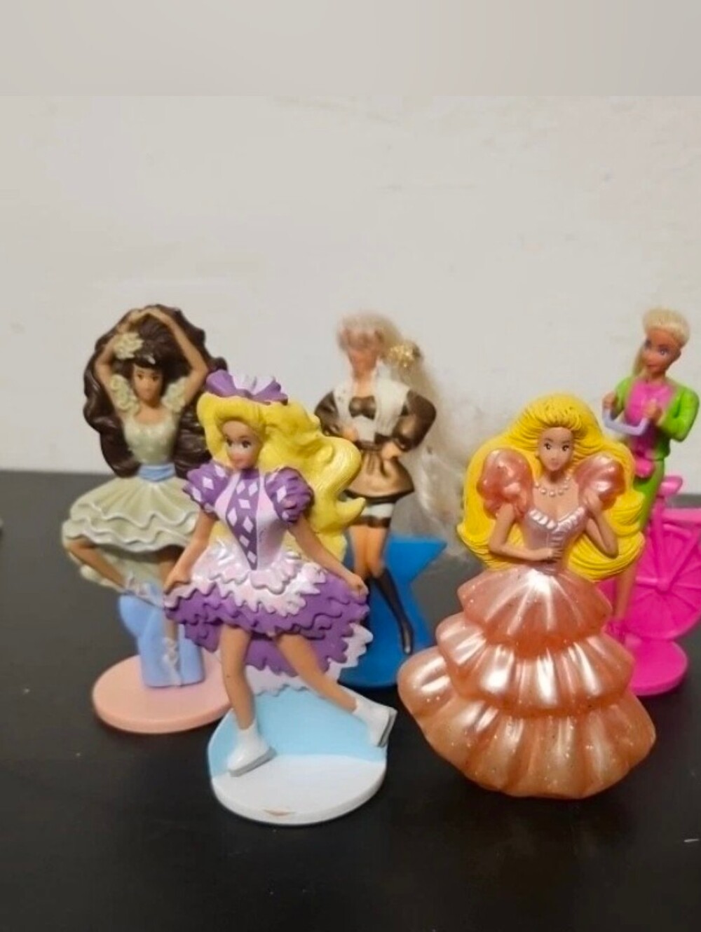 McDonald’s Barbie Happy Meal Toy Figures Lot of 5, Vintage 90s plus 1989 Barbie